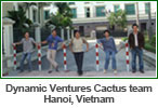 Dynamic Ventures Cactus team in Hanoi, Vietnam